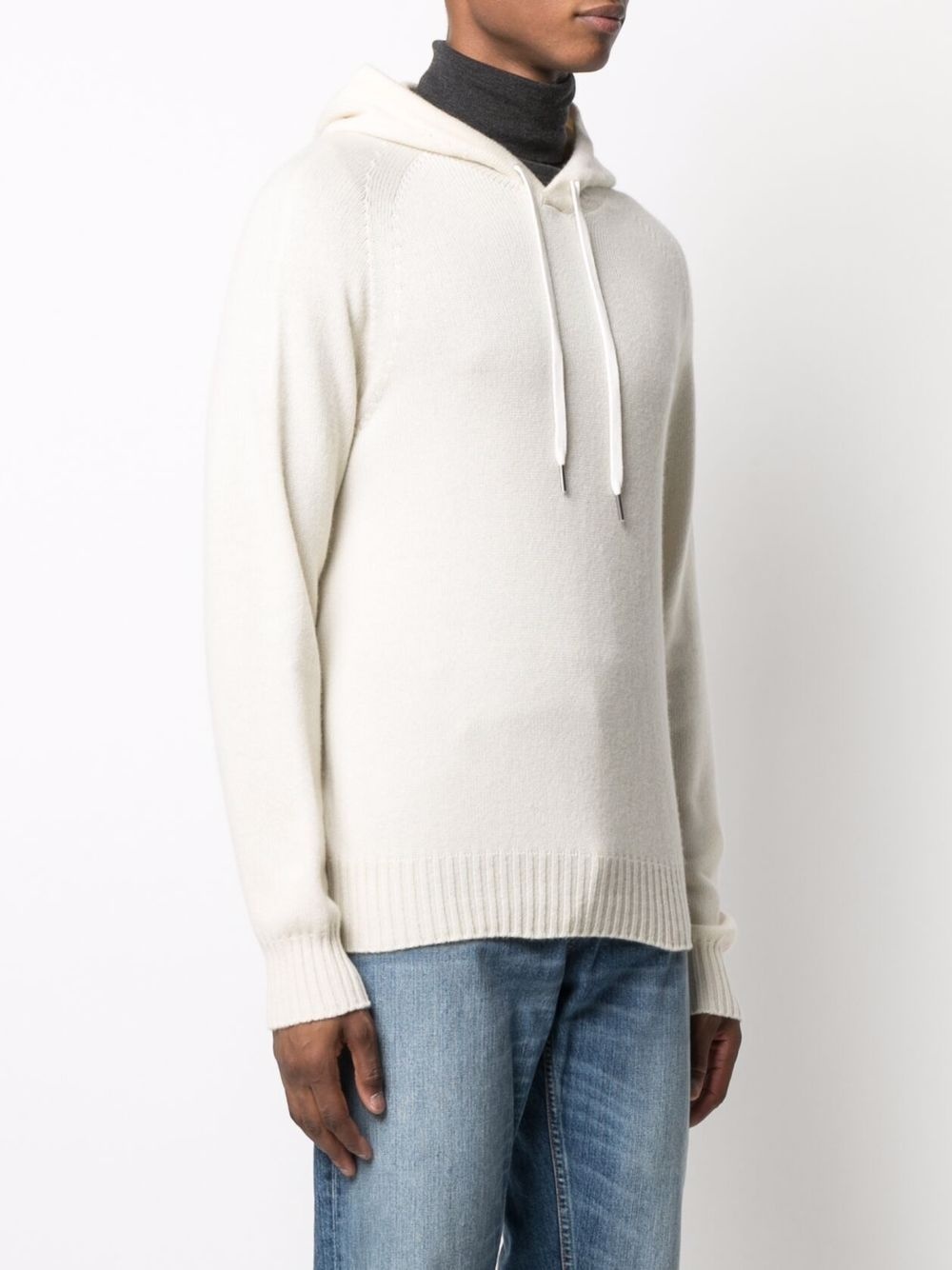 seamless cashmere hoodie - 3