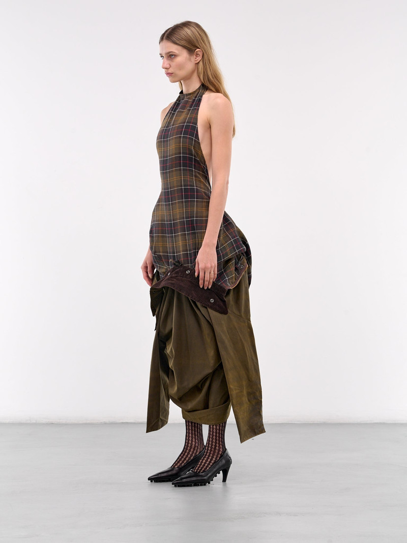 Inside-Out Waxed Jacket Dress 2