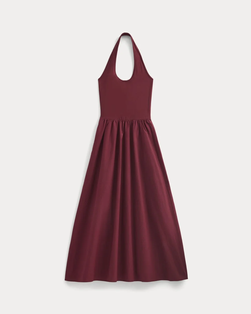 HALTER DRESS IN ULTRASOFT COTTON - 1