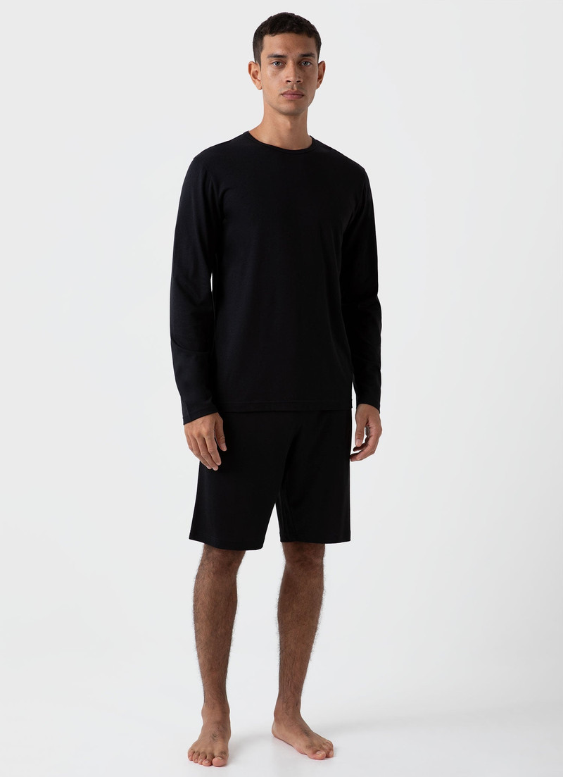 Sunspel Cotton Modal Lounge Shorts outlook