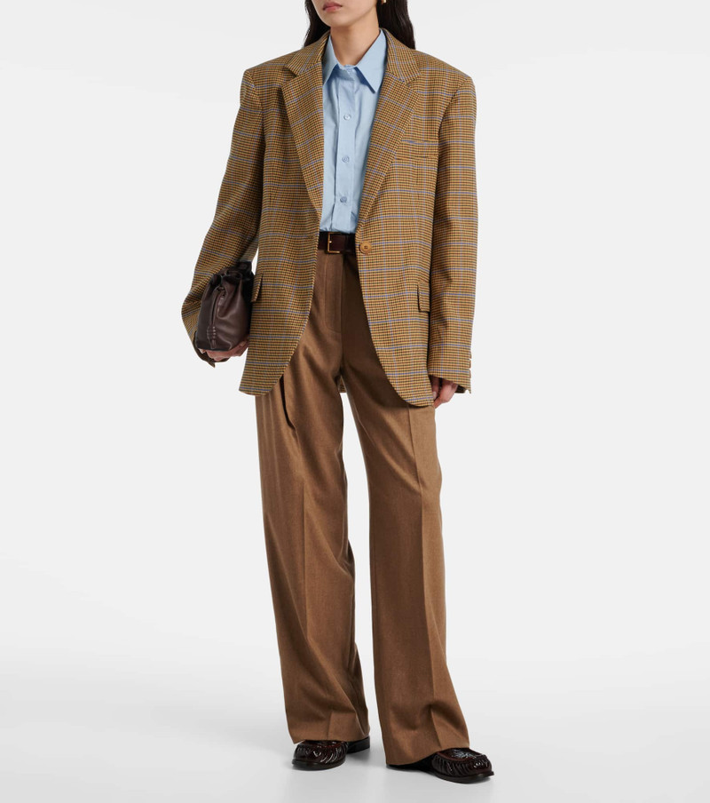The Frankie Shop Lyra houndstooth oversized blazer outlook
