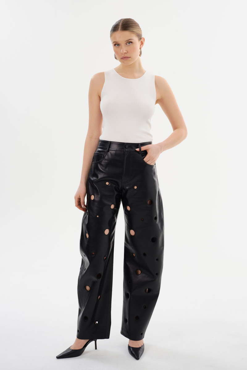 VENTANA | Recycled Leather Pants 1