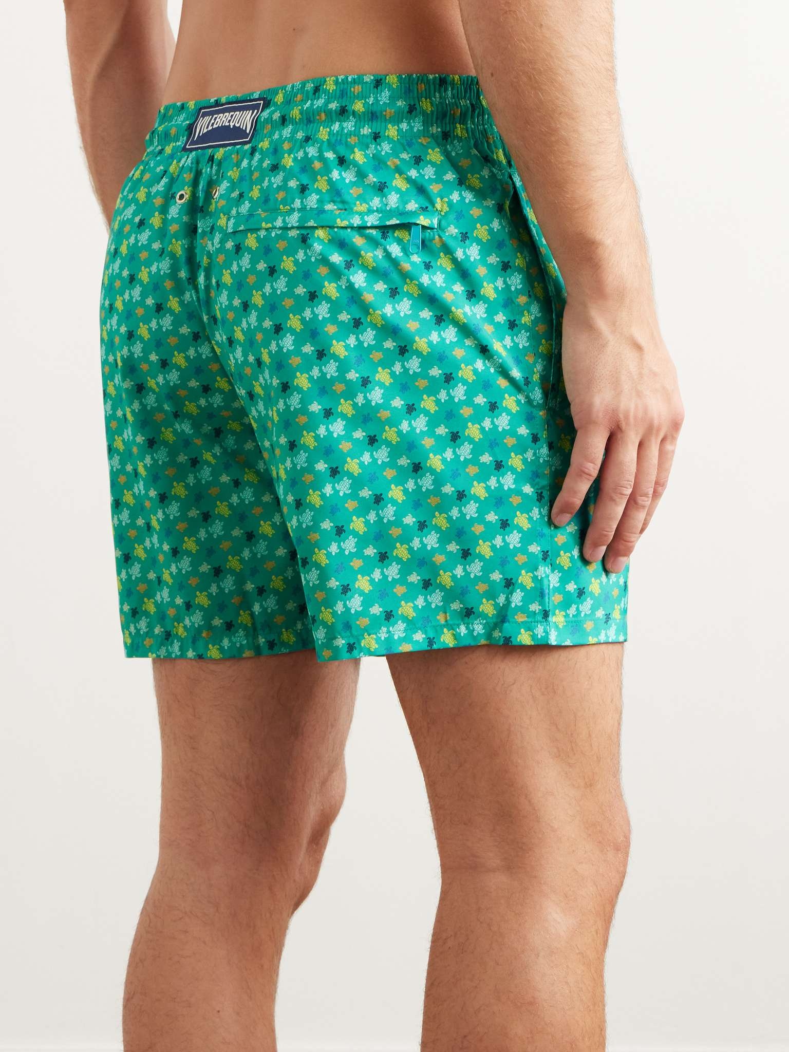 Mahina Slim-Fit Mid-Length Printed Recycled Swim Shorts - 3