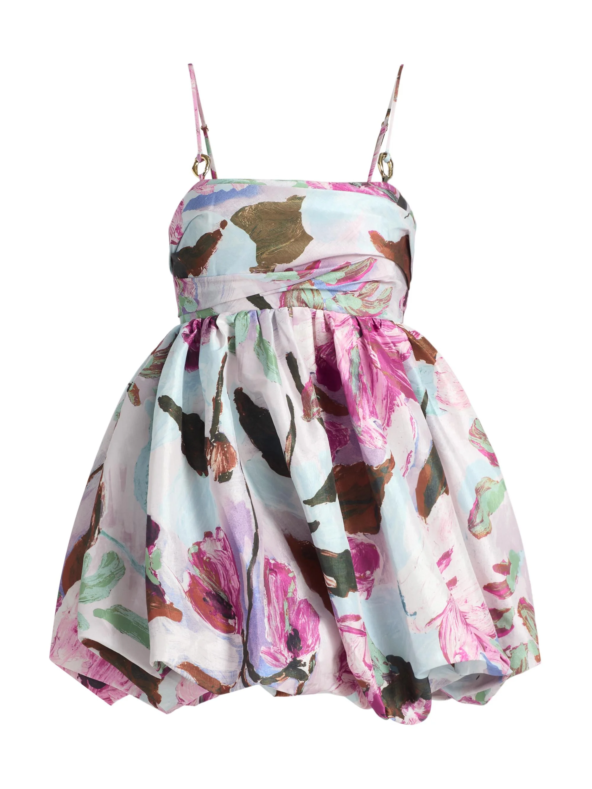Women's Frian Abstract Print Minidress - Wild Wisteria - 1