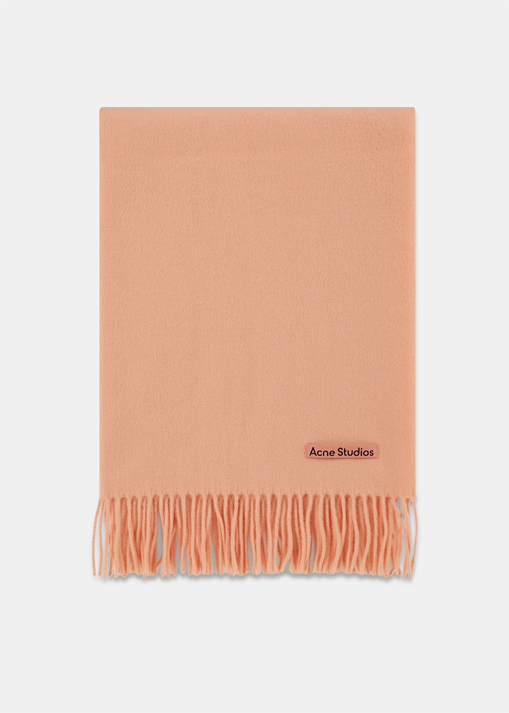 Pink Canada New Fringed Wool Scarf - 1