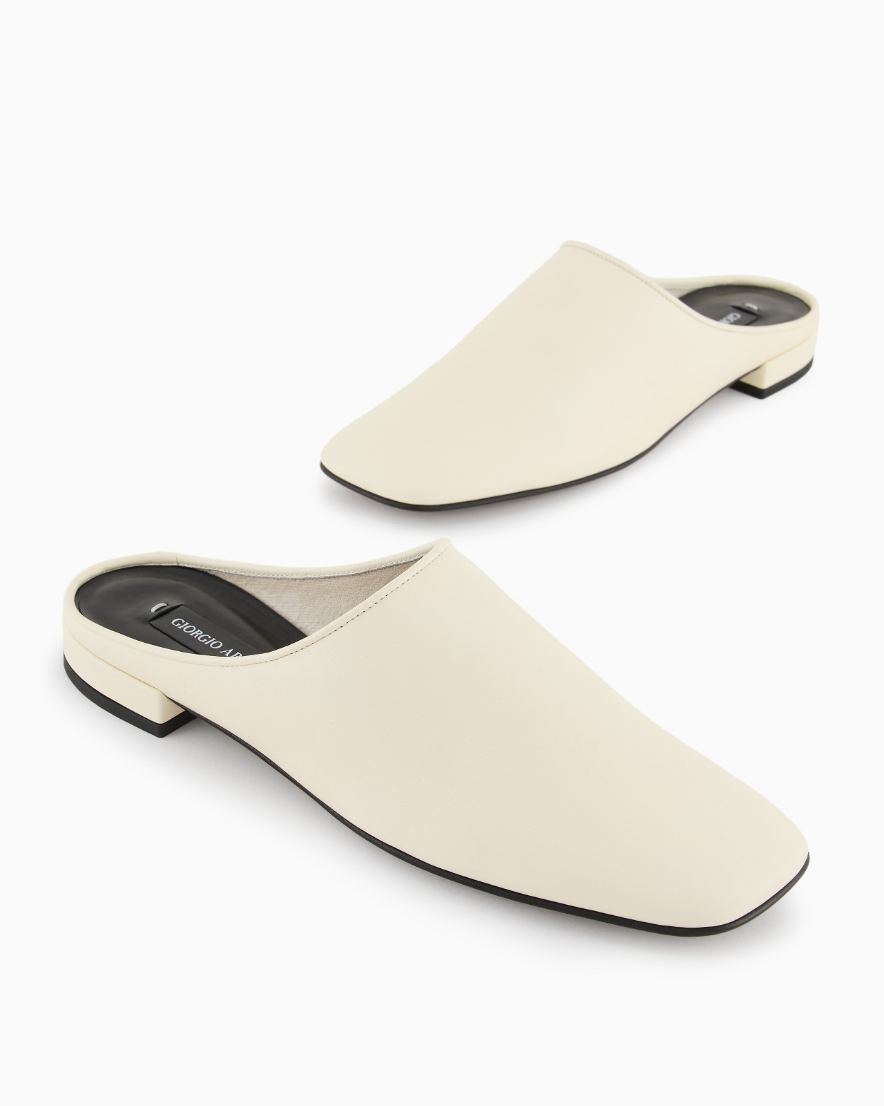 GIORGIO ARMANI X 10 CORSO COMO CALFSKIN MULES - 5
