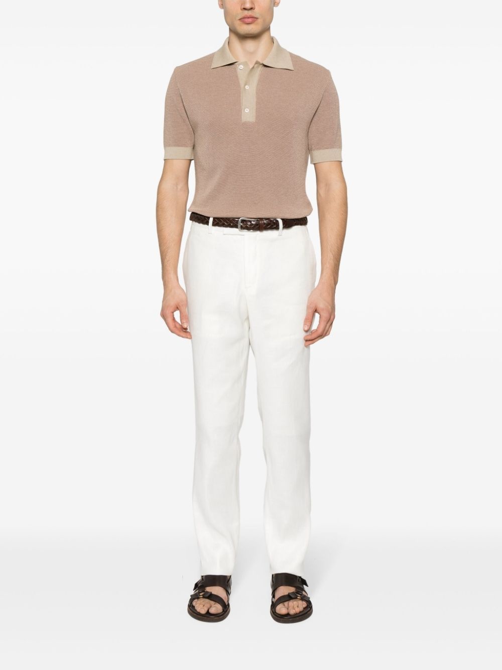 slim-fit chino trousers - 2