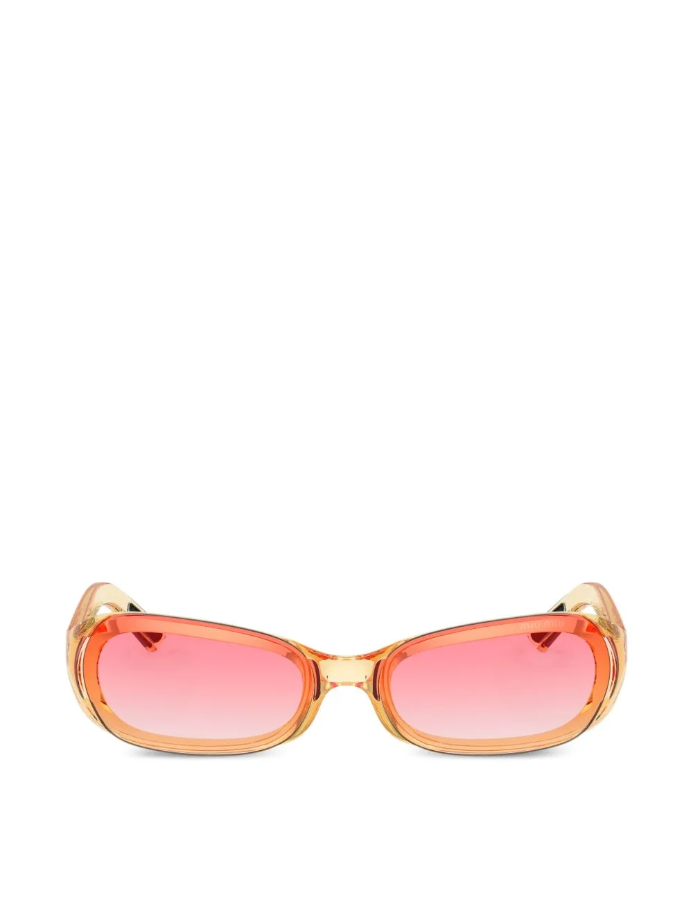 rimless rectangle-frame sunglasses - 1