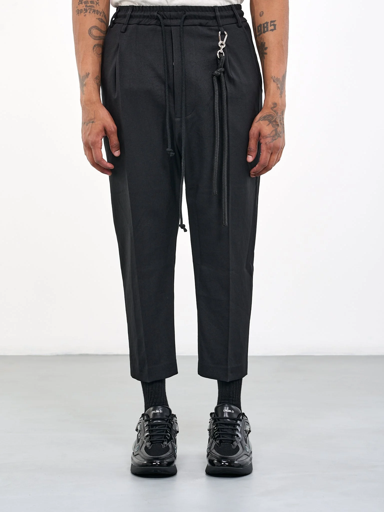 Rope Drawcord Trousers - 1