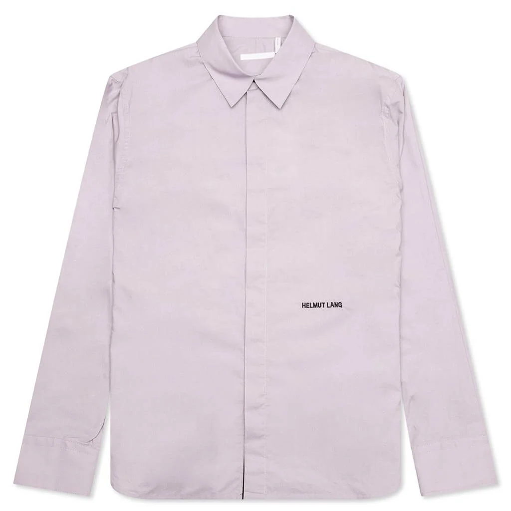 CLASSIC POPLIN SHIRT - LILAC - 1