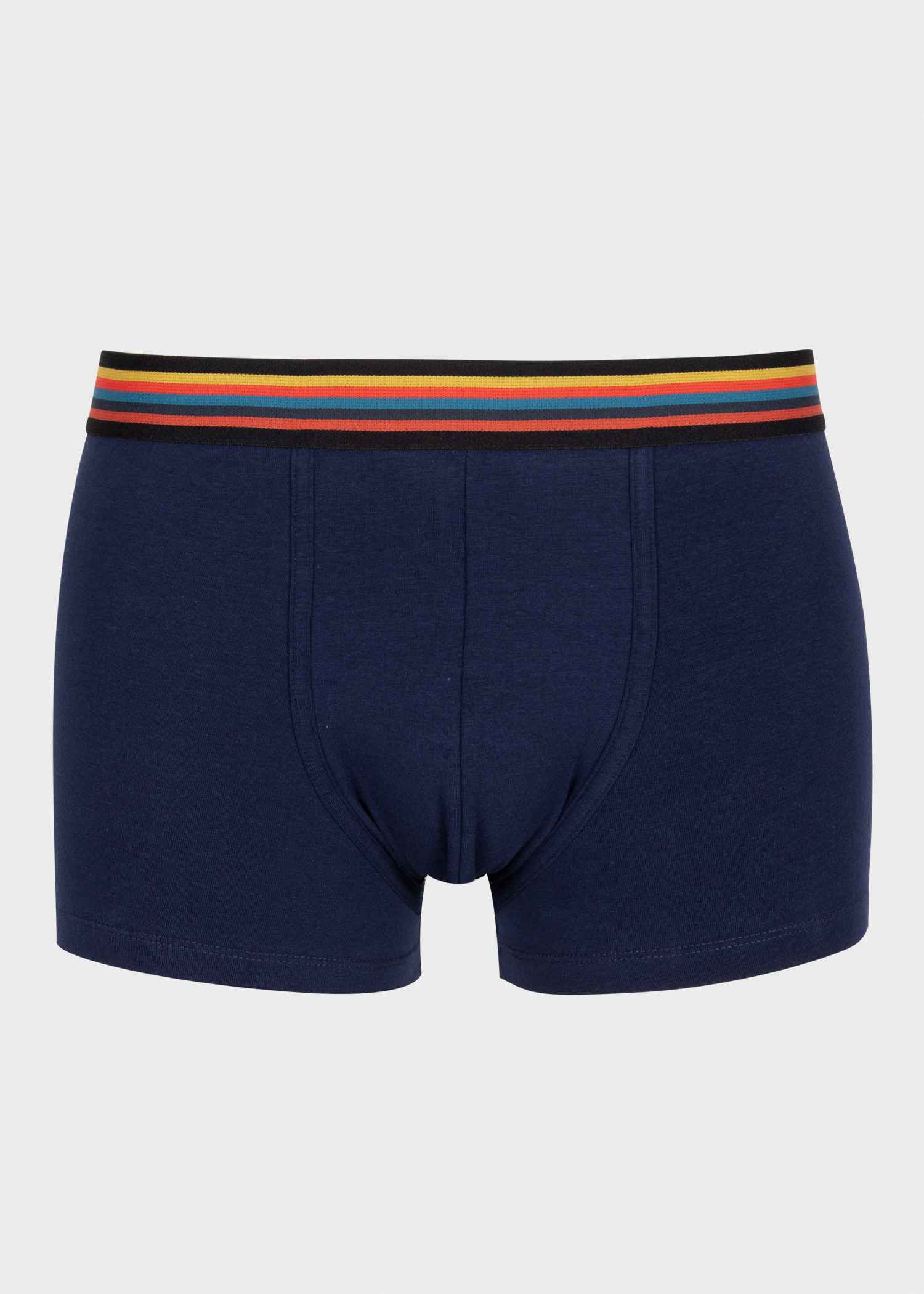 Blue Mixed Low-Rise 'Artist Stripe' Boxer Briefs Three Pack - 4