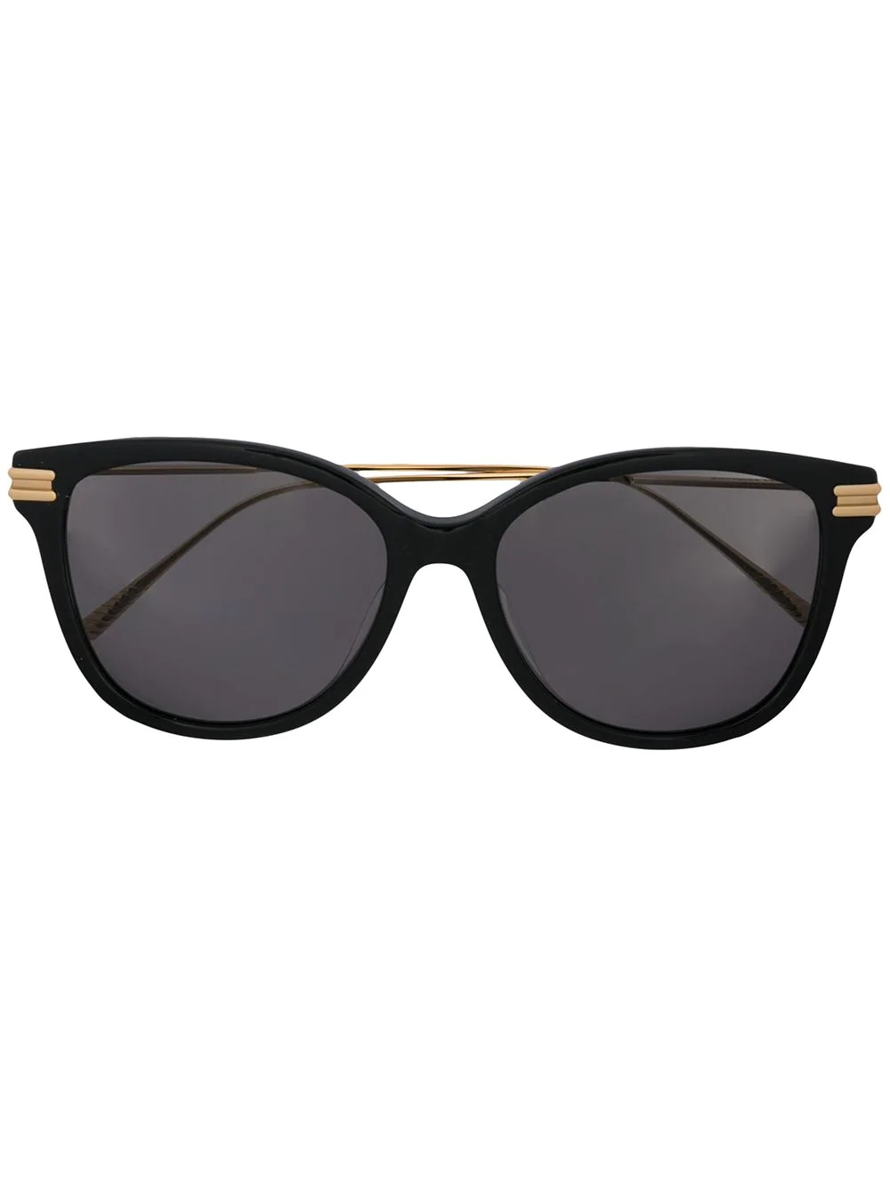 ribbon detail square-frame sunglasses - 1