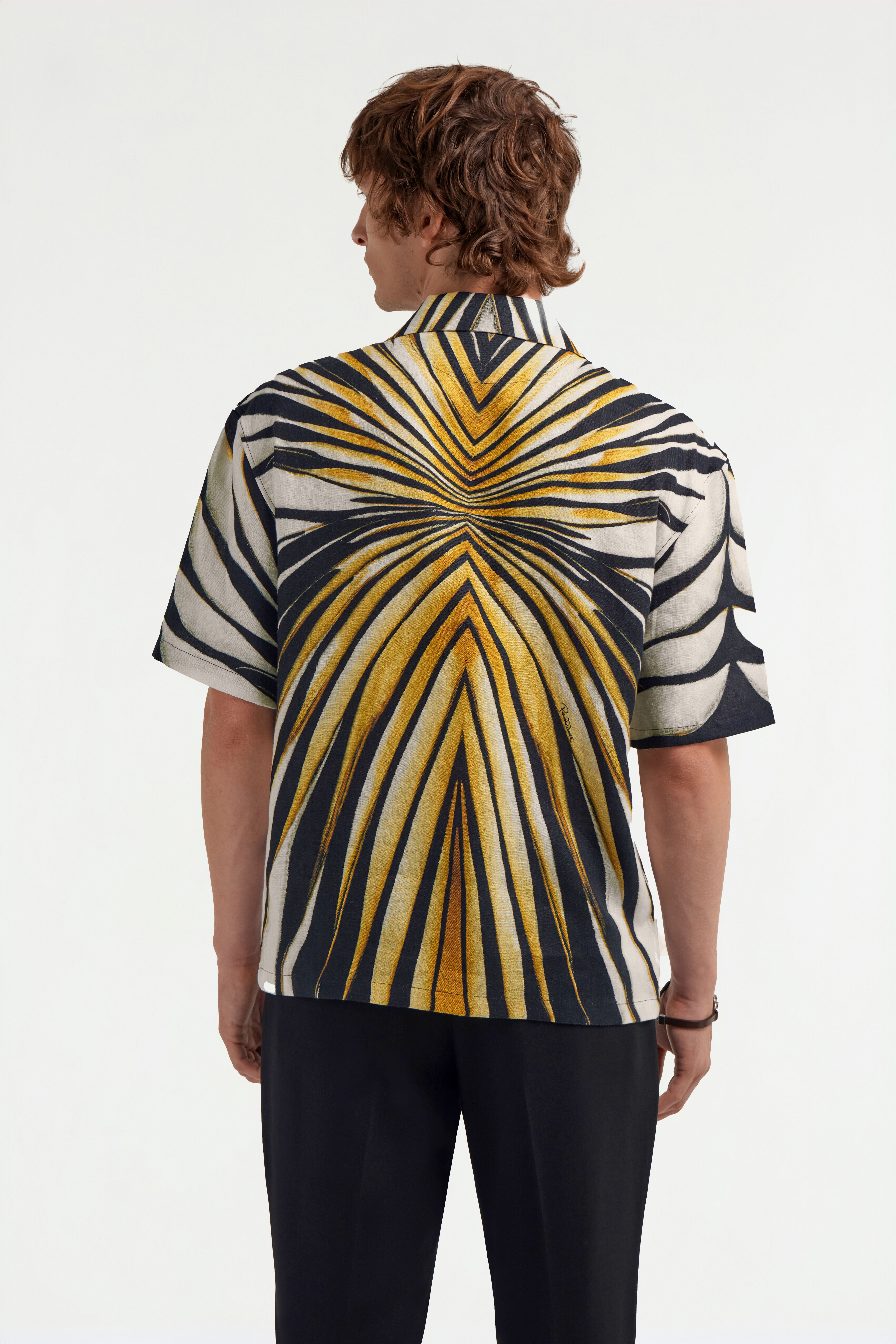 Ray of Gold print T-shirt - 4