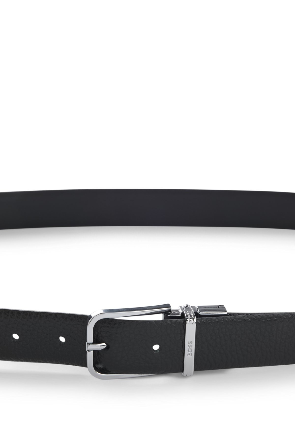 REVERSIBLE BELT IN ITALIAN LEATHER - 3