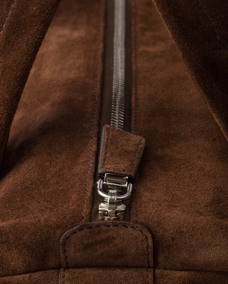 Suede duffle bag 7