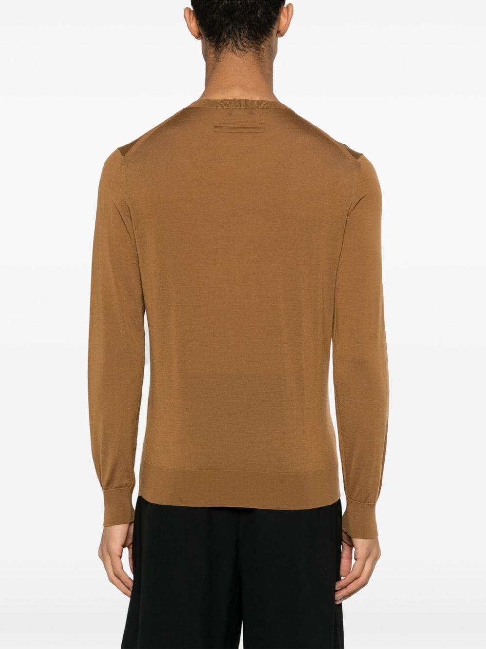 long-sleeve wool jumper - 4