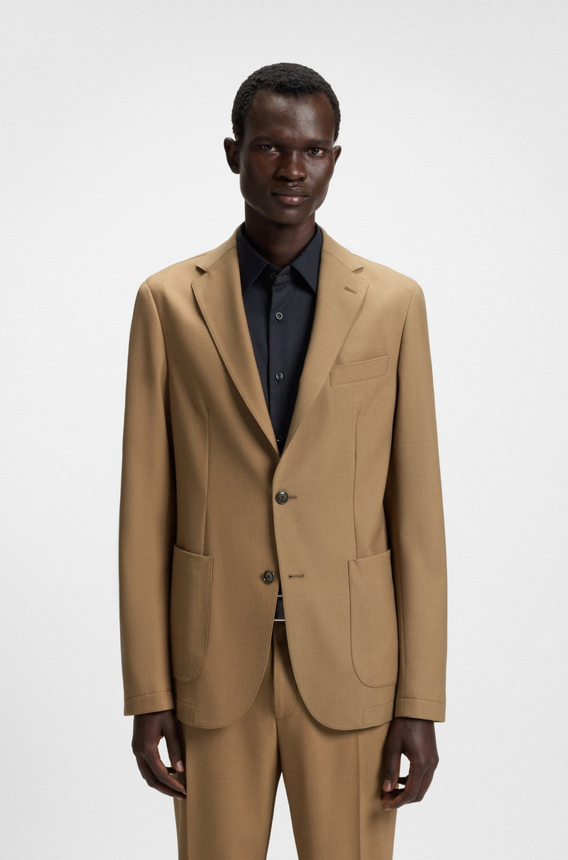 SLIM-FIT JACKET IN MACHINE-WASHABLE STRETCH FABRIC 2