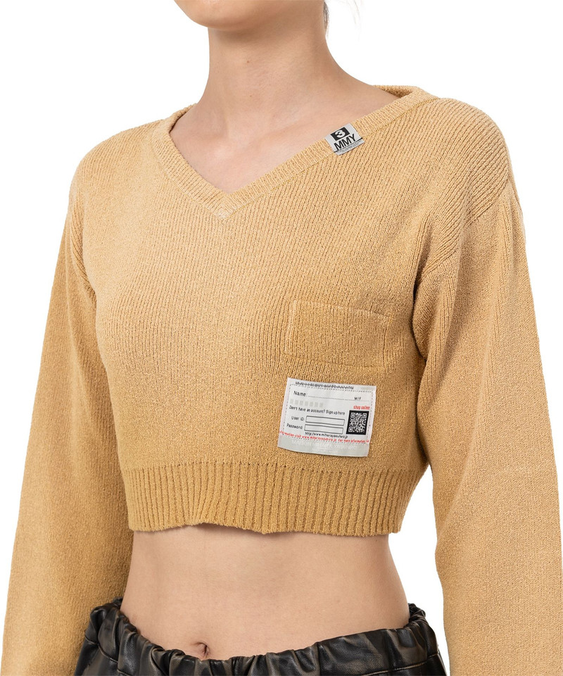 Sun Faded Like Cropped Knit Sweater 20