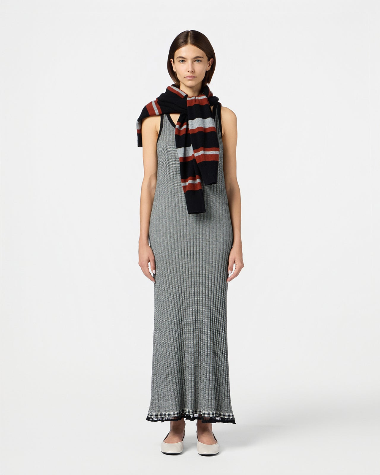 Fine Stripe Maxi Dress - 2