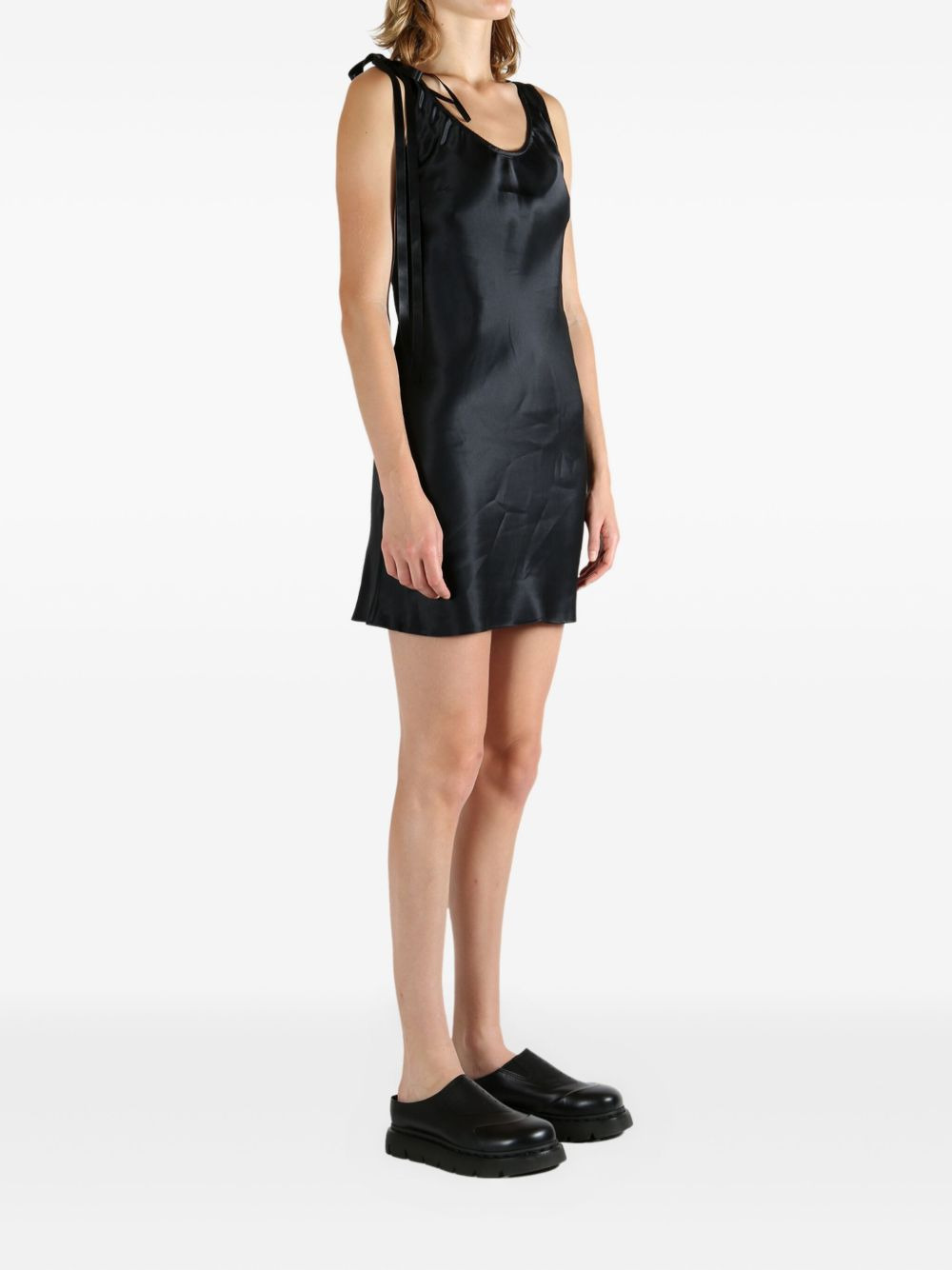 tie-detail slip mini dress - 3