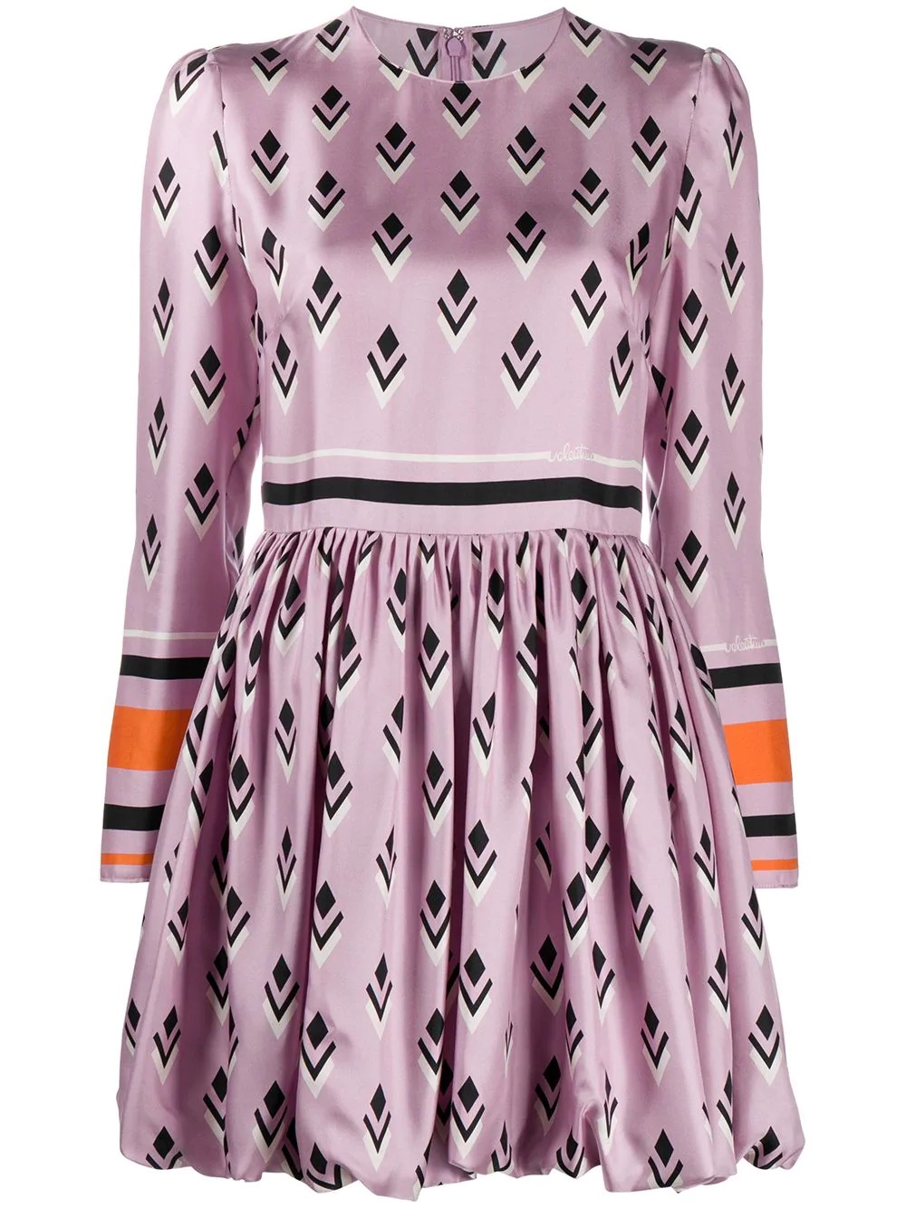 Signature geometric print dress - 1