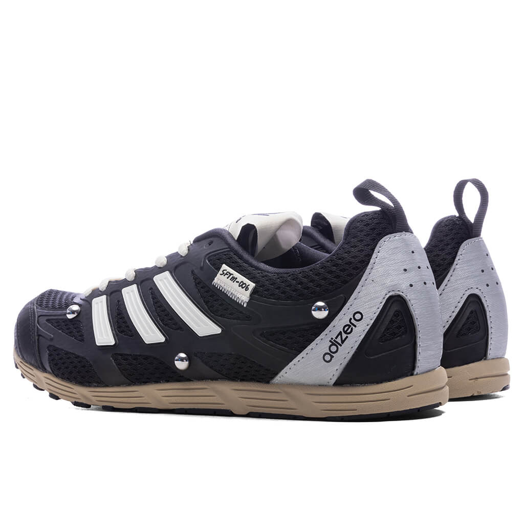 ADIDAS X SONG FOR THE MUTE ADIZERO PR - CORE BLACK/CREAM WHITE/SILVER METALLIC - 3