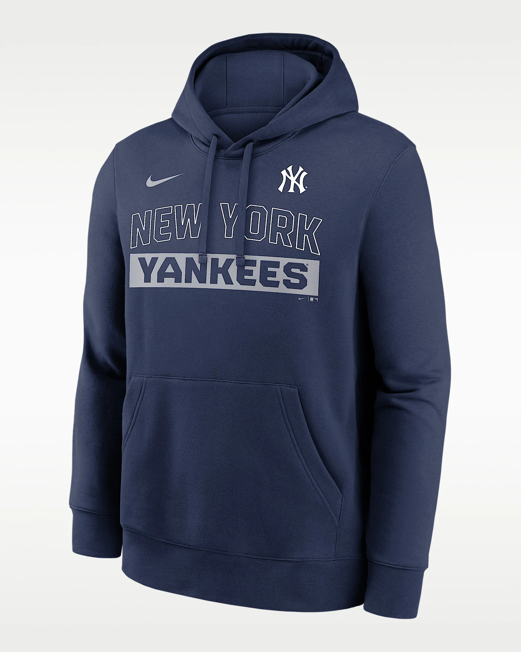 New York Yankees Club Men's Nike MLB Pullover Hoodie - 1