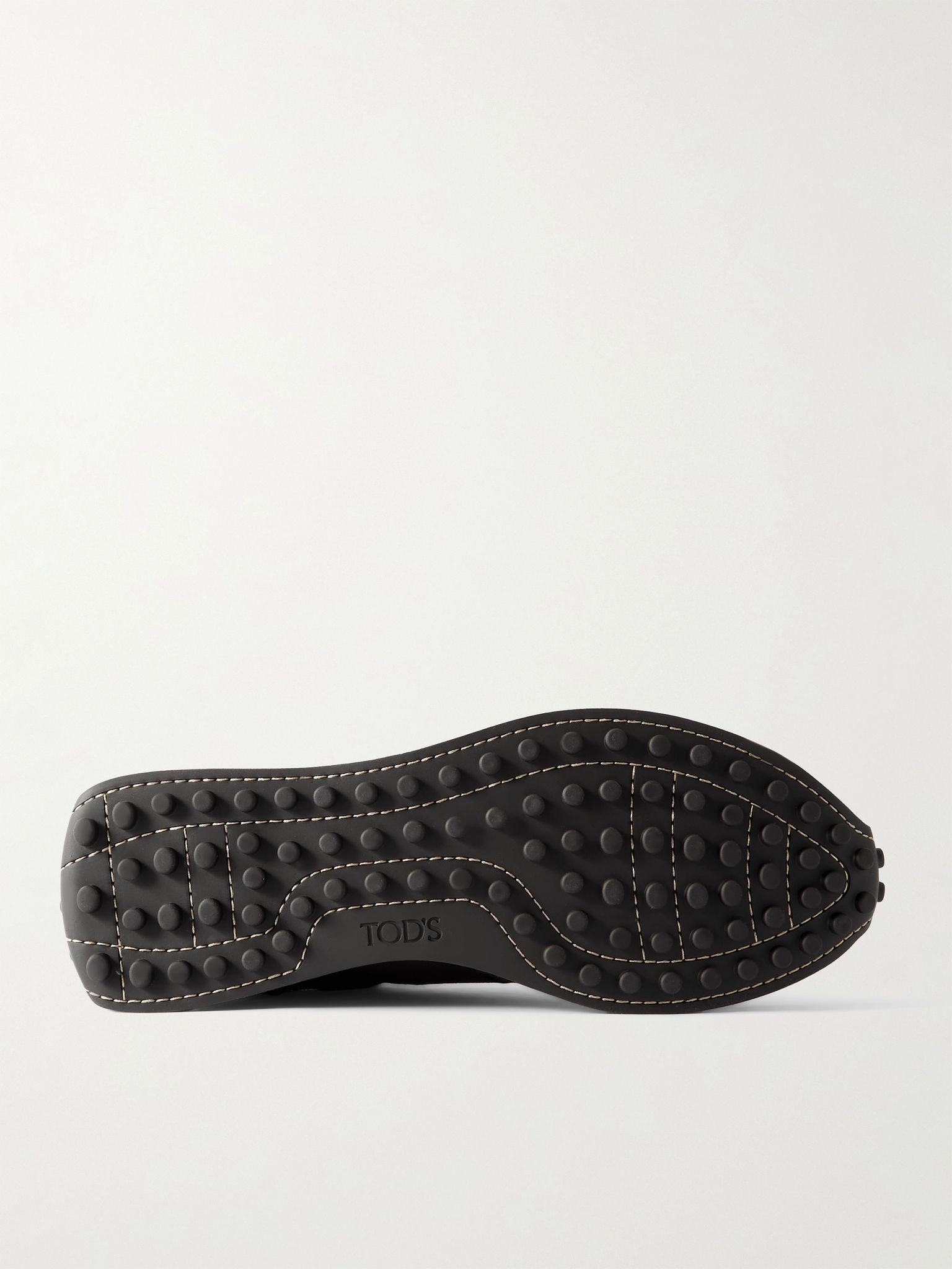 Sportivo Active Rubber-Trimmed Suede Sneakers Dark brown - 3