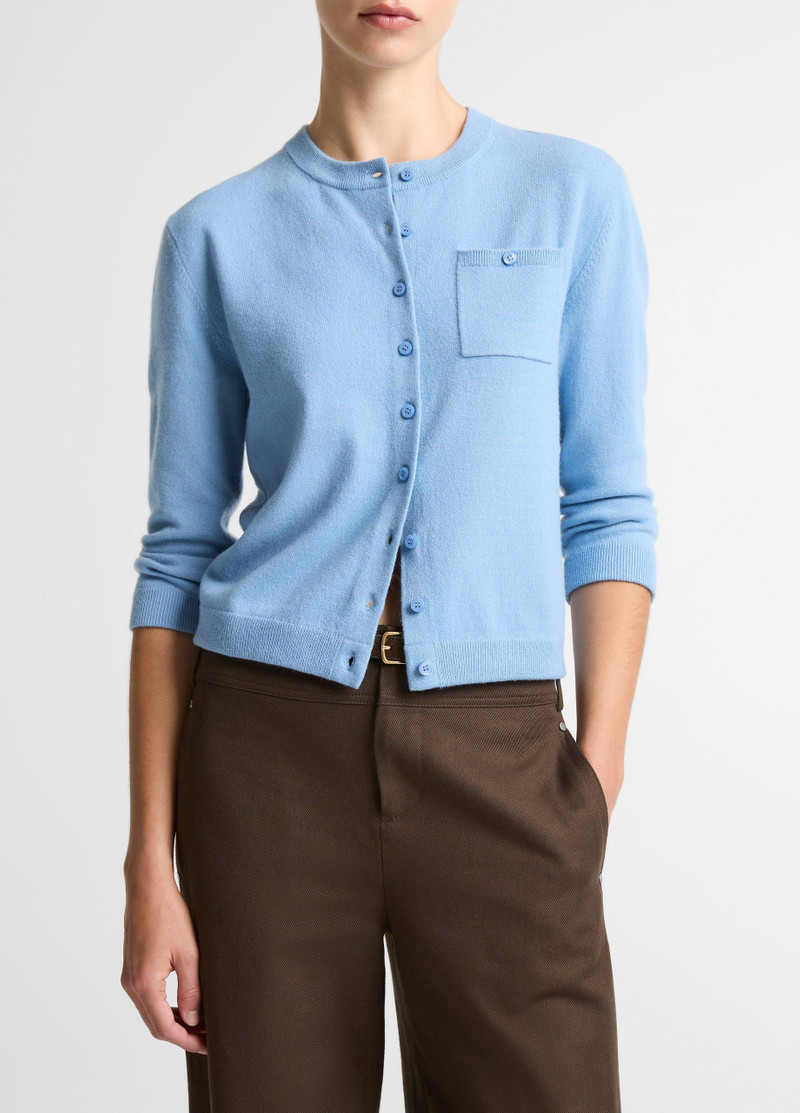 Wool & Cashmere-Blend Pocket Cardigan - 1