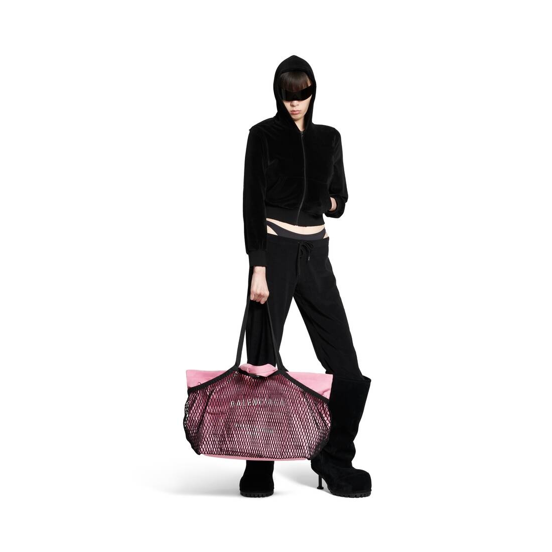 Women's 24/7 Large Tote Bag in Pink/black - 2