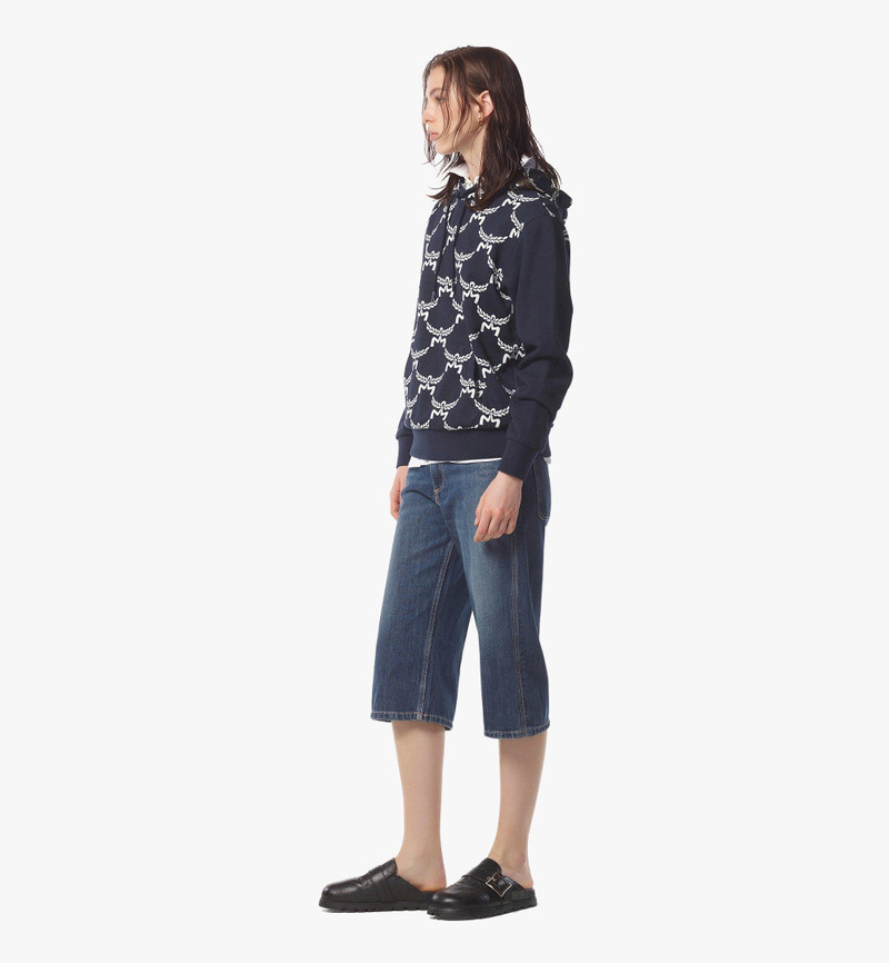 Lauretos Monogram Hoodie in Organic Cotton 4