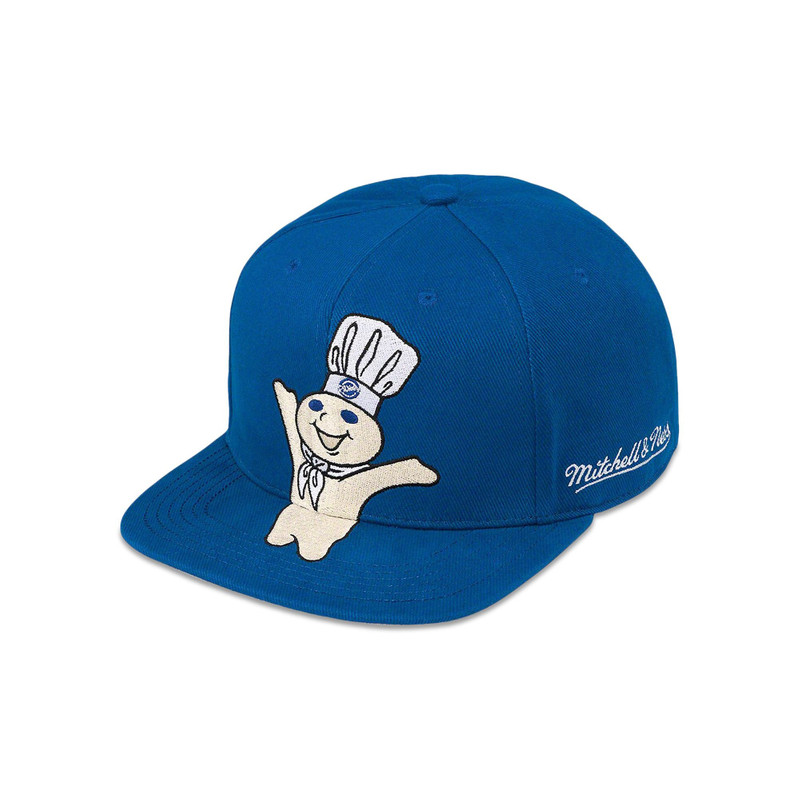 대 x 미첼 & Ness Doughboy Fitted 5패널 '블루 이름 * - 1