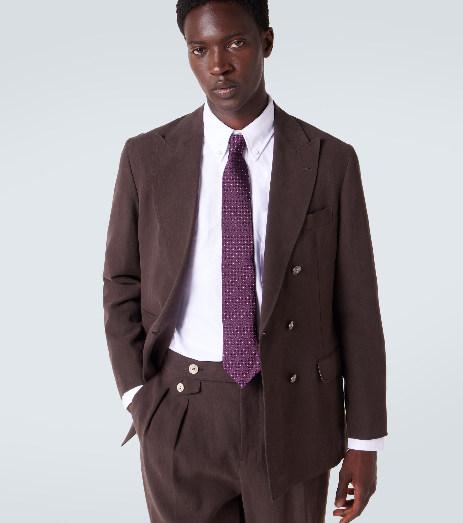 Silk jacquard tie - 2