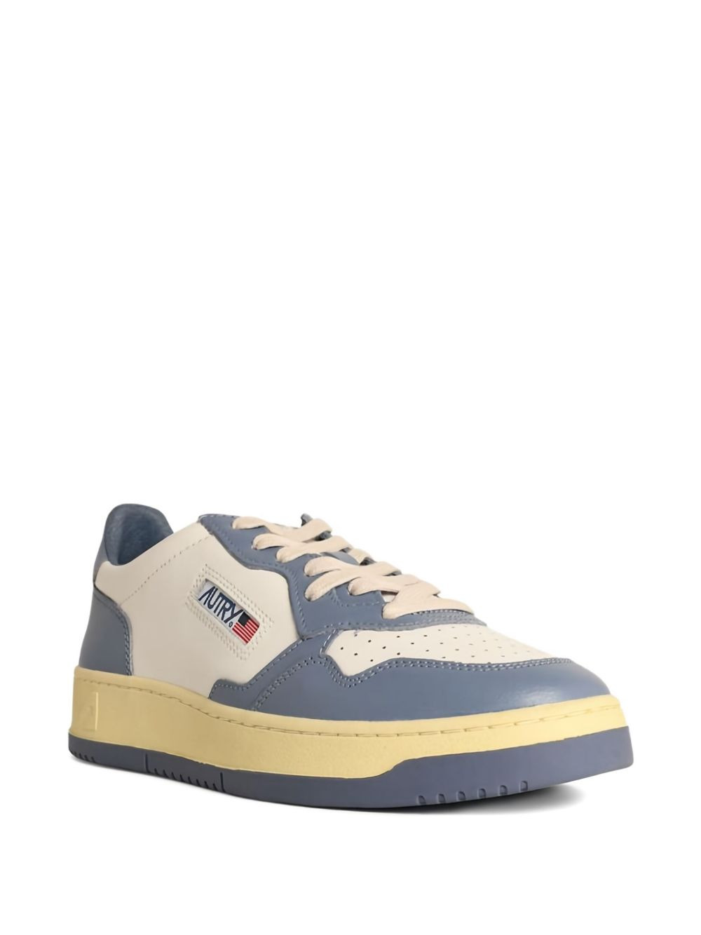 Medalist perforated leather low-top sneakers - 2