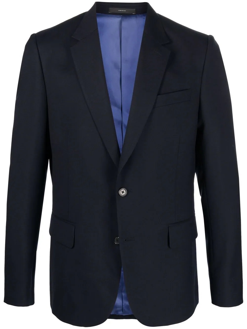 single-breasted wool blazer - 1