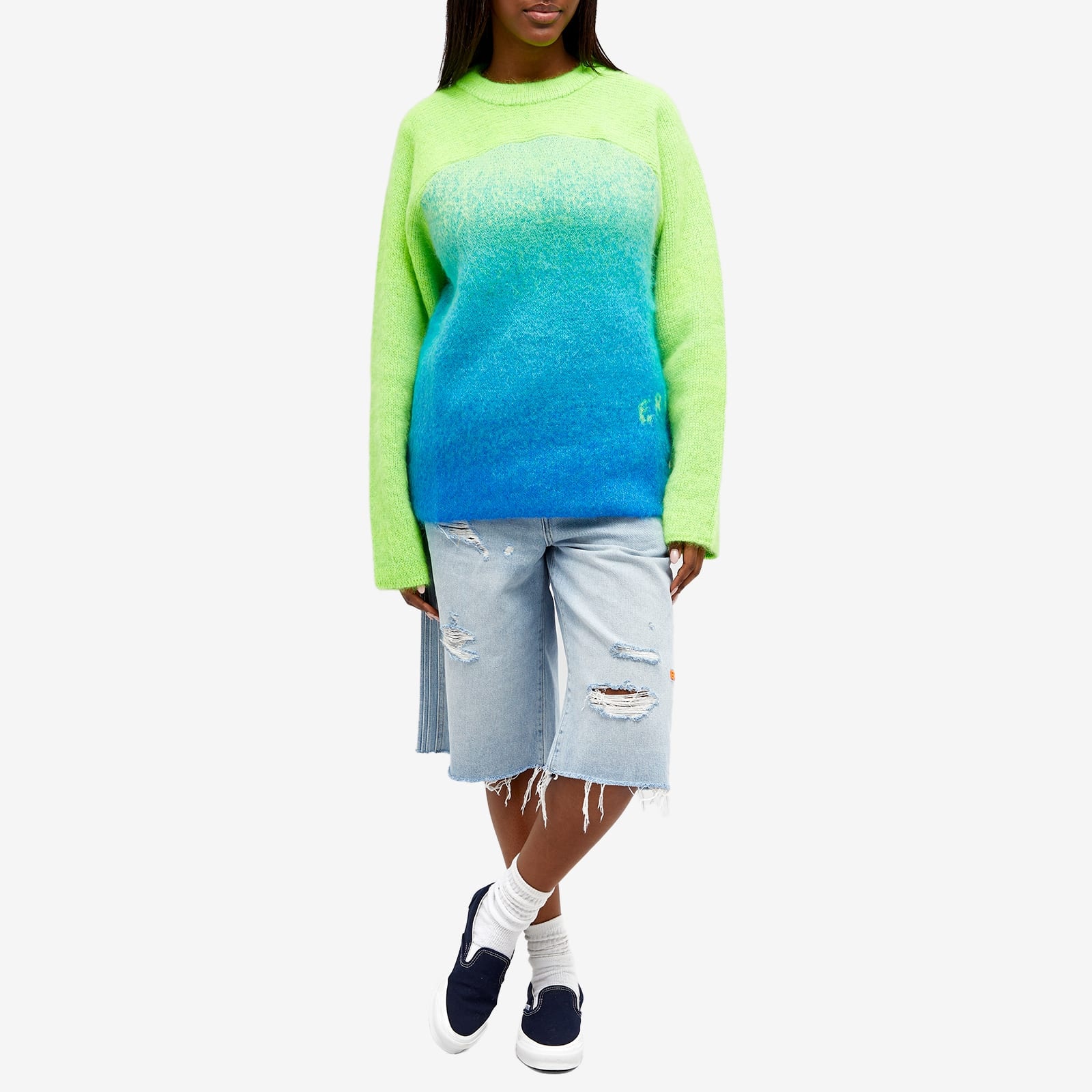 ERL ERL Unisex Gradient Rainbow Sweater | REVERSIBLE