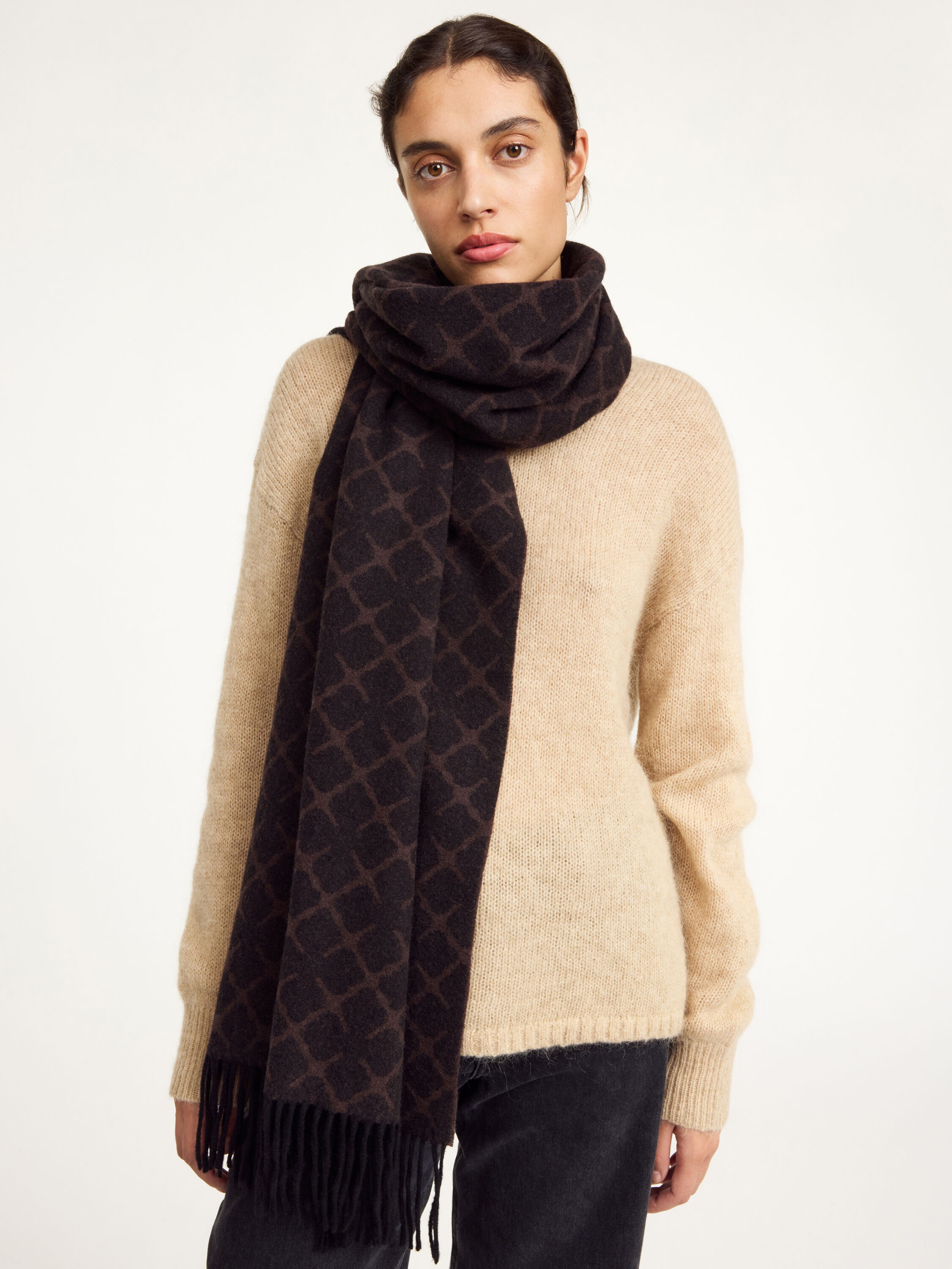 Ortega cashmere-blend scarf - 2