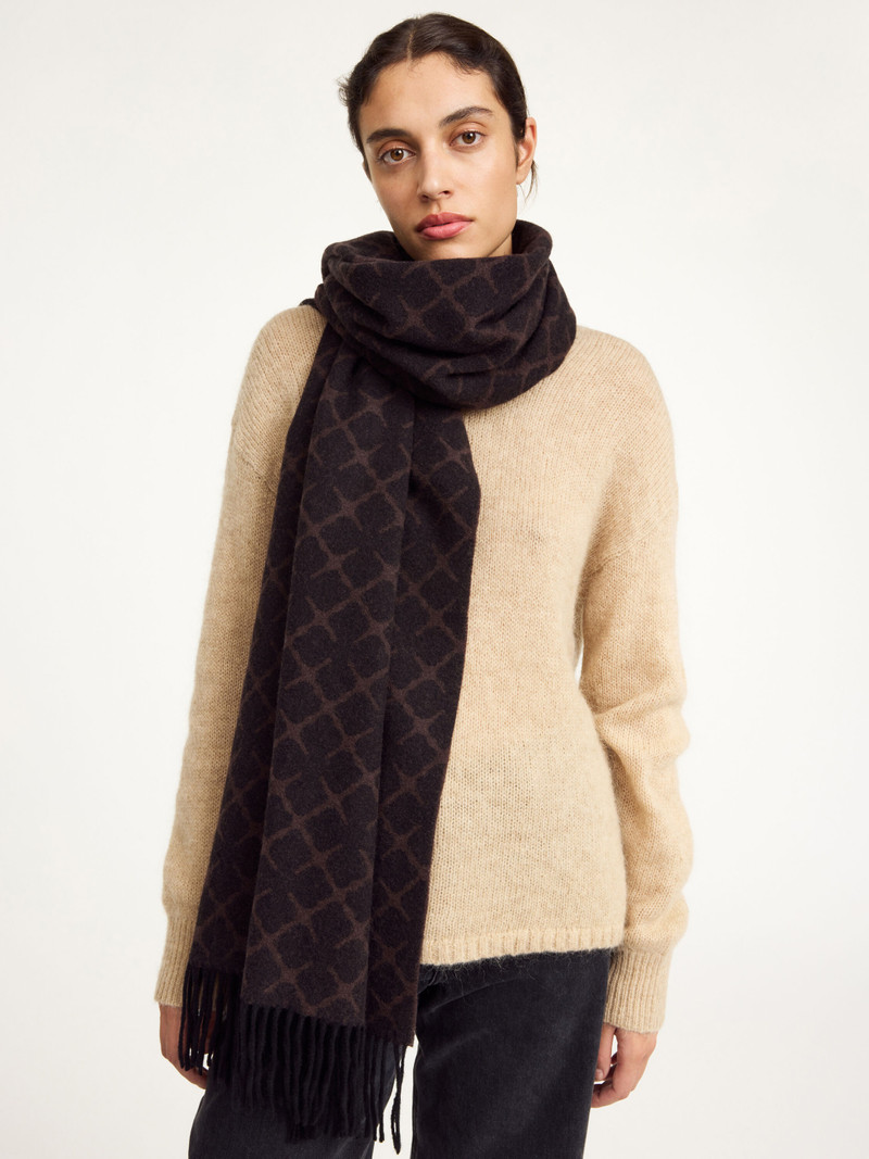 BY MALENE BIRGER Ortega cashmere-blend scarf outlook
