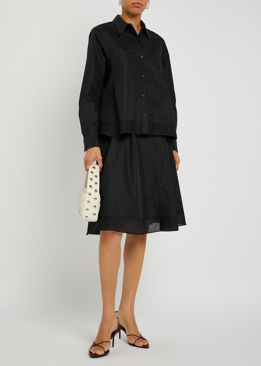 3.1 Phillip Lim Asymmetric Cotton-blend Shirt - 4