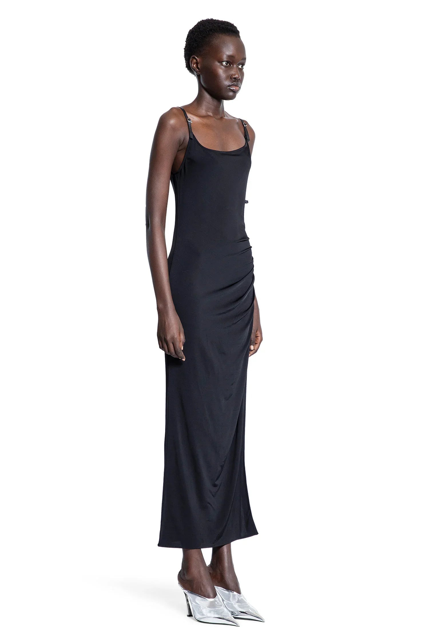 Asymetrical-Buckled-Strap-Dress - 3