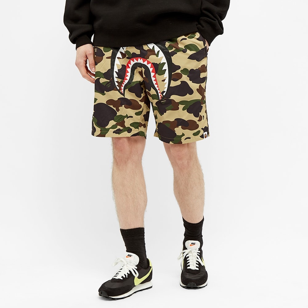 A Bathing Ape 1st Camo Shark Beach Short - 4