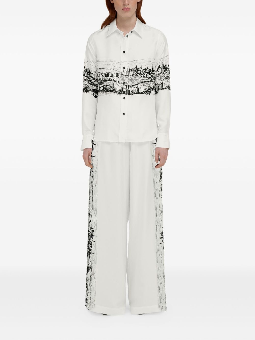 silk trousers - 2