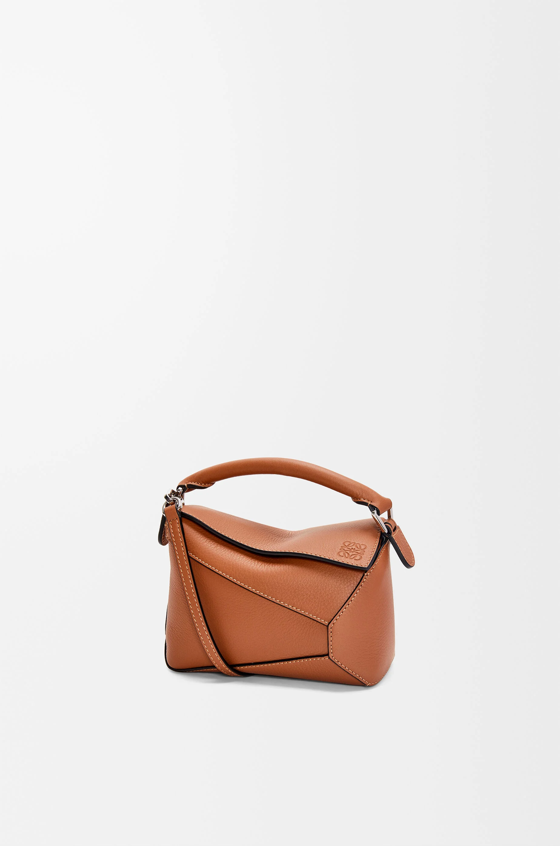 Mini Puzzle Edge bag in classic calfskin - 1
