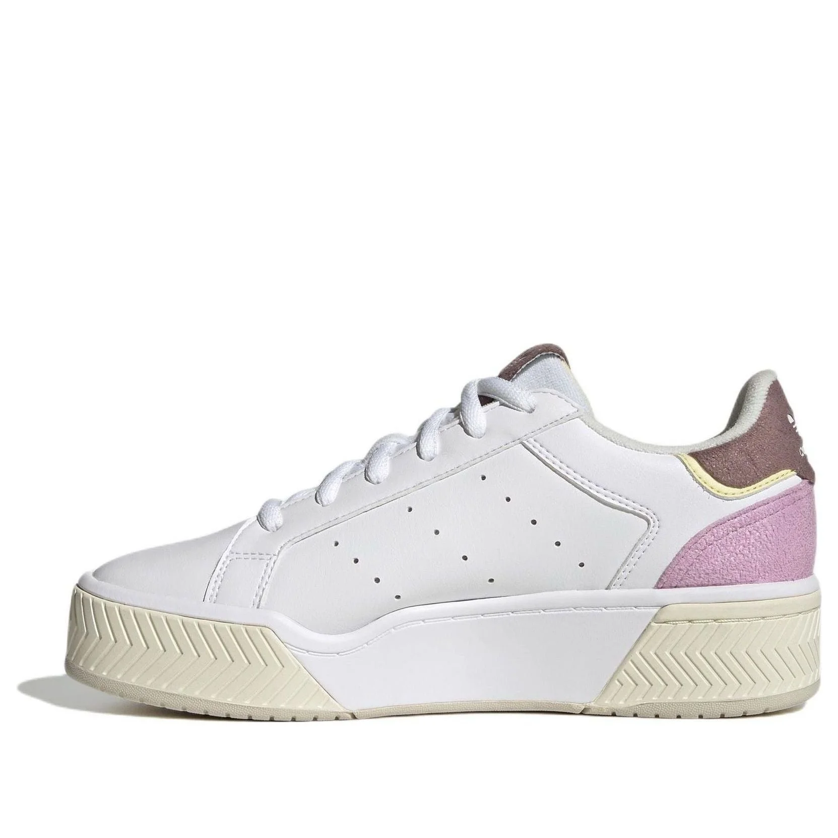 (WMNS) adidas Court Tourino Bold 'White Bliss Lilac' GX1850 - 1