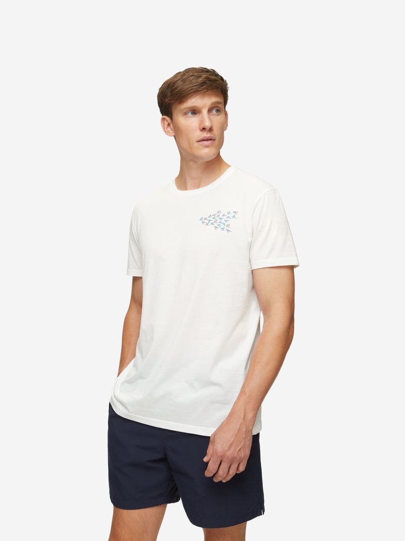 Men's T-Shirt Ripley 14 Pima Cotton Blue - 3