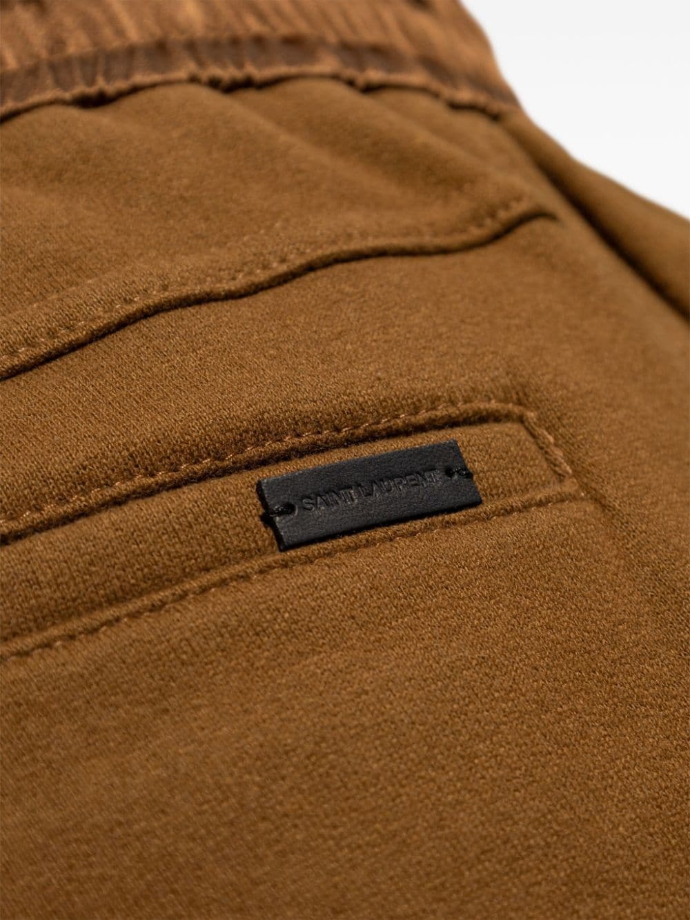 drawstring cotton trousers - 5