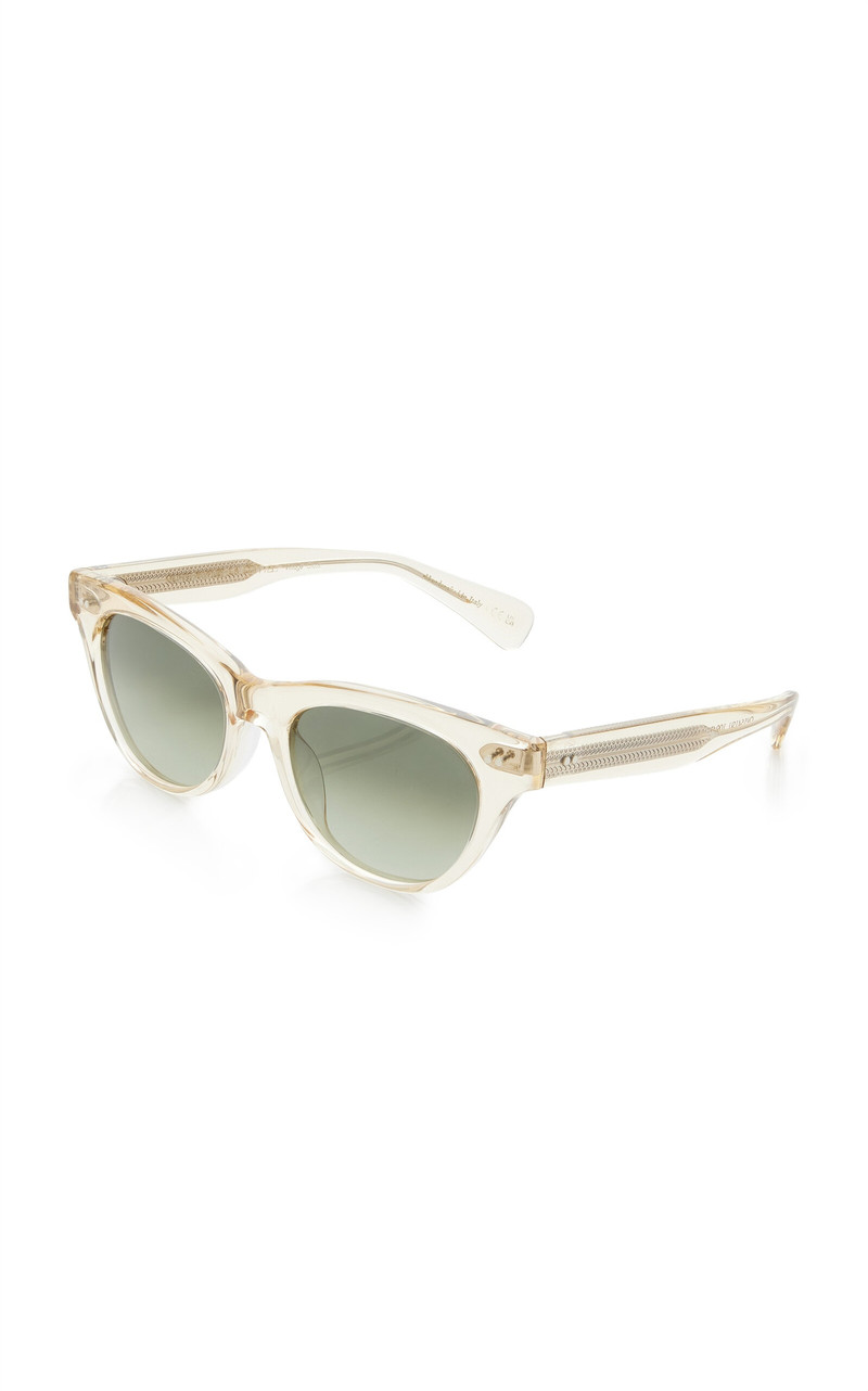 Oliver Peoples Avelin D-Frame Acetate Sunglasses neutral outlook