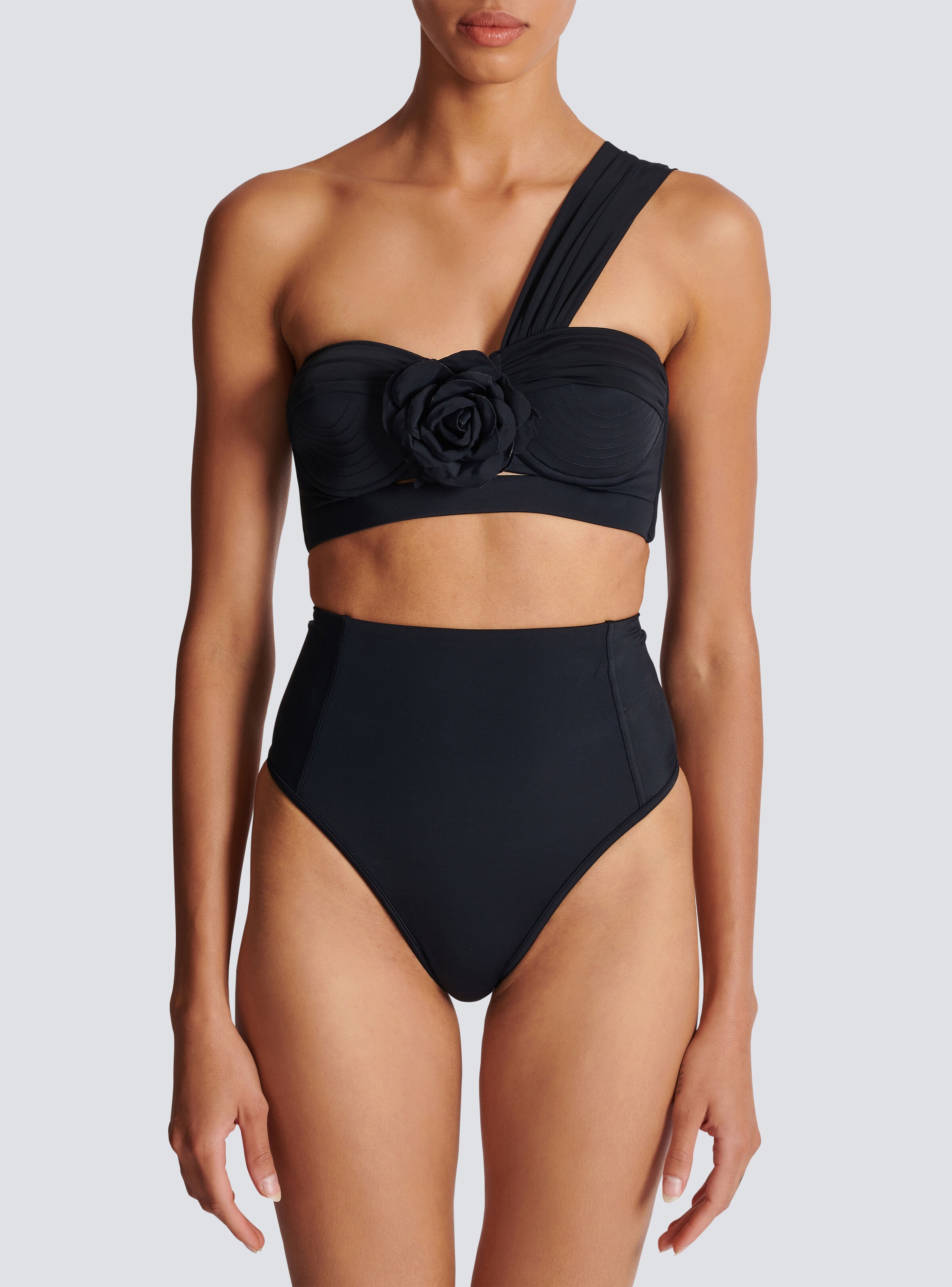 Asymmetric two-piece swimming costume - 5