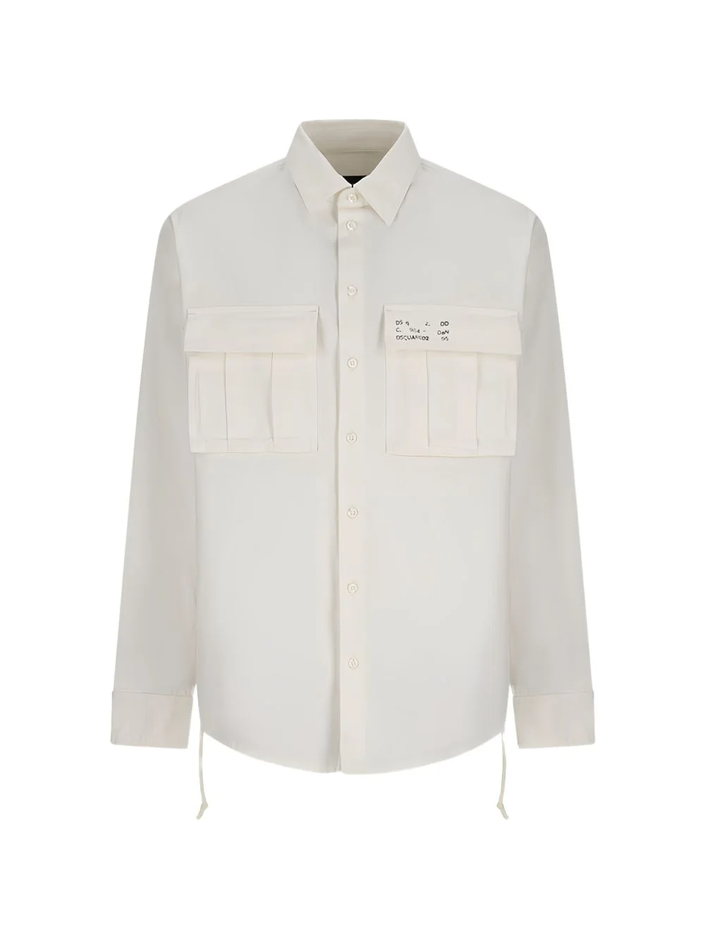 ripstop drawstring-hem shirt - 1