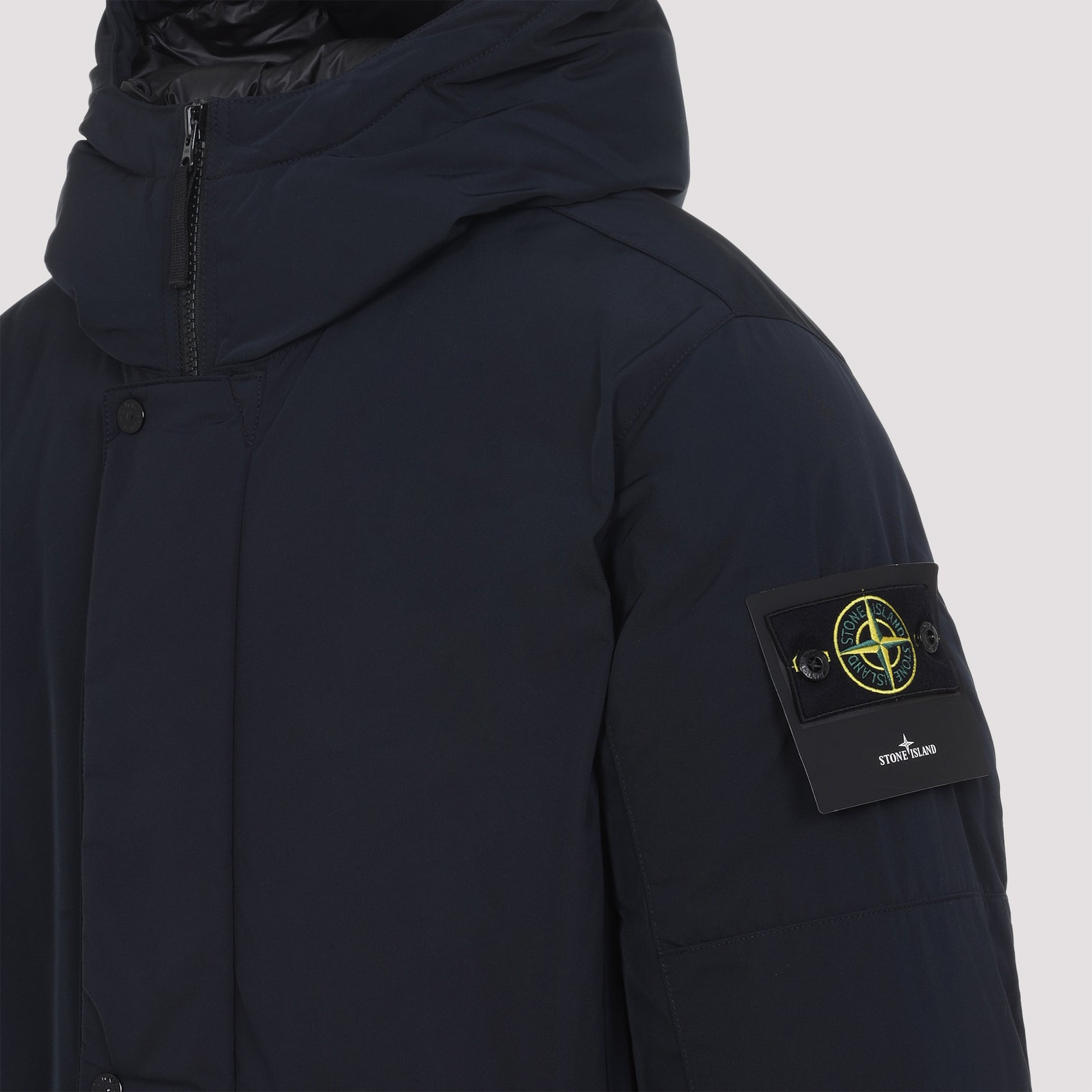 Stone Island Polyester Long Parka Men - 4